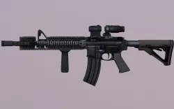 PBR M4 Rifle Tactical Version 3D Model 3D model