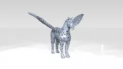 Pegasus Voronoi 3D model