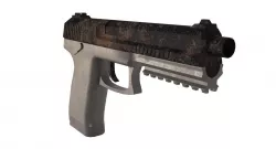 Pistol Mk 23 Low-poly  3D model