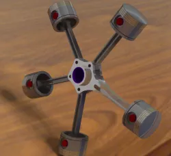 radial engine assembly