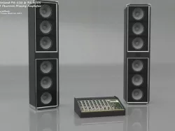 Roland PA-120 & PA-120S Power Amp/Mixer