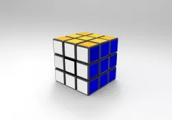 Rubik's Cube 3x3 CAD model