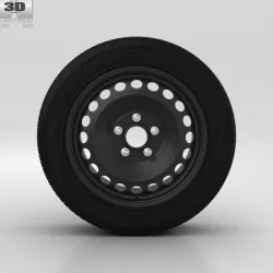 S Max Wheel 16 inch 001 3D model