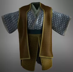Samurai kimono 3D model