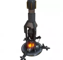 Sci Fi Resource Extractor Low-poly  3D model