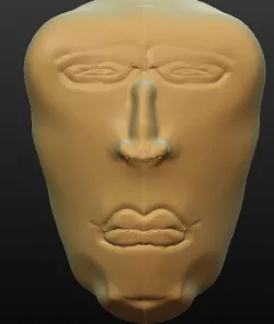 Sculptris head design