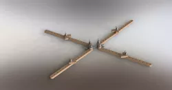 Self squaring frame clamp/jig
