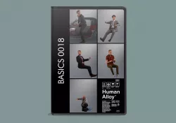 Set of low poly men in car related poses 3D model