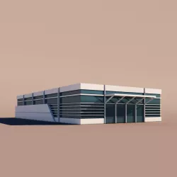 Shop Rectangular 3D model