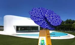 Smart Flower Solar System designed in solidworks