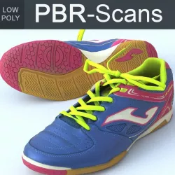 Sneaker Low Poly Low-poly  3D model