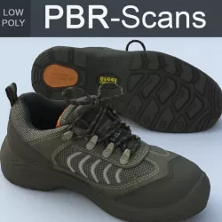 Sneaker Low Poly Low-poly  3D model