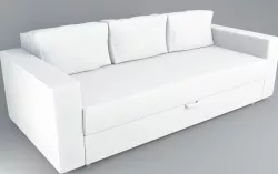 Sofa-Bed IKEA Friheten Low-poly  3D model