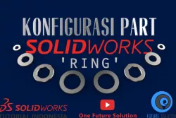 SolidWorks Tutorial Indonesia #045 (Eng Sub) - SolidWorks Part Configuration 'Ring'