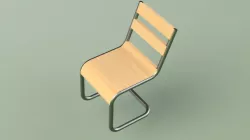 ss pipe chair
