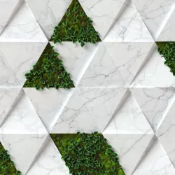Stone Moss - Seamless wall panel texture Texture