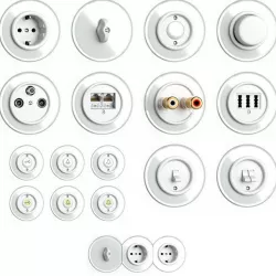 Switches and sockets THPG Duroplast Glass Covering 3D model