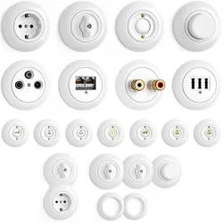 Switches and sockets THPG Porcelain Covering 3D model
