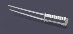 Sword of Shatterstar from movie Deadpool 2 3D model