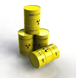 TAMBOR AÇO 200L - STEEL DRUM 55GAL - LIXO NUCLEAR
