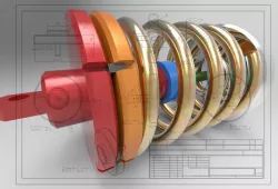 Telescopic schock absorber