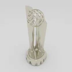 Trophy Champion cup Low-poly  3D model