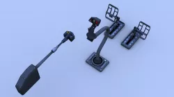 UH-60 Blackhawk Helicopter - Joystick Throttle Rudder Control Low-poly  3D model