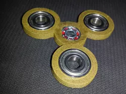 Wood PLA fidget spinner