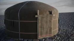 yurt felt house 3D model