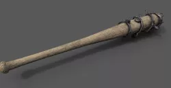Zombie Baseball Bat Low-poly  3D model