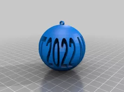 2022 More BS ball ornament