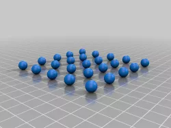 25 x 8mm balls