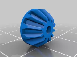 3D printed rear axle for scale car models