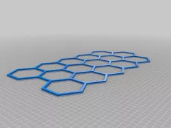 3x5 hexagon 3 dick 40 radius