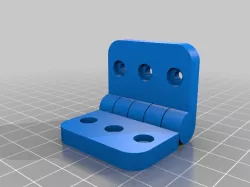 90 degree custom hinge