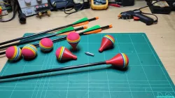 Archery LARP sponge golf ball arrow head for 8mm shaft