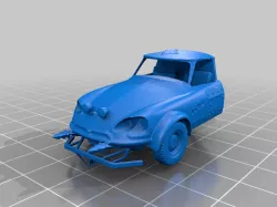 Bitume/Gaslands Citroën DS 23 post-apocalyptic