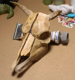 Brahmin Skull (Fallout) ~All Hail Antler!~
