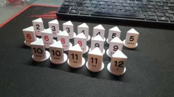 Catan Number Tokens