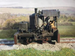 Coffeepot locomotive - 0-16.5 scale - on Hornby mechanism