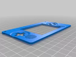 Game Boy Macro MK2 Faceplate (DS Lite) 4 buttons speaker