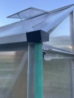 Harbor Freight Greenhouse Downspout (With Filter)