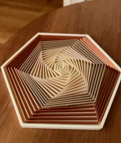 Hexagon Centers for Satisfying Hexagons Toy