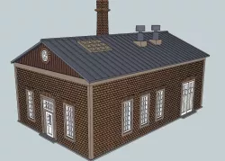 HO Scale Boiler Building or Bakery