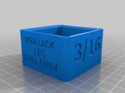 IKEA Lack Table Leg Drill Guide