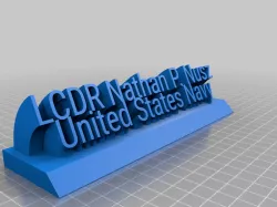 LCDR Plaque