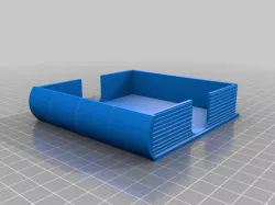 Library card coasters book shaped holder