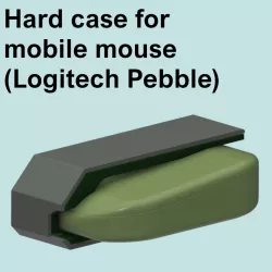 Mobile mouse case for Logitech Pebble