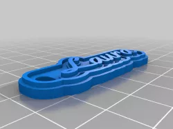 My Customized Multiline Tag or Keychain