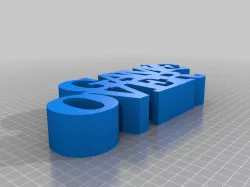 My Customized Variable WORD Sculpture (more options)